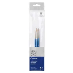 Winsor & Newton Cotman Watercolour 3 Brush Set Series 111