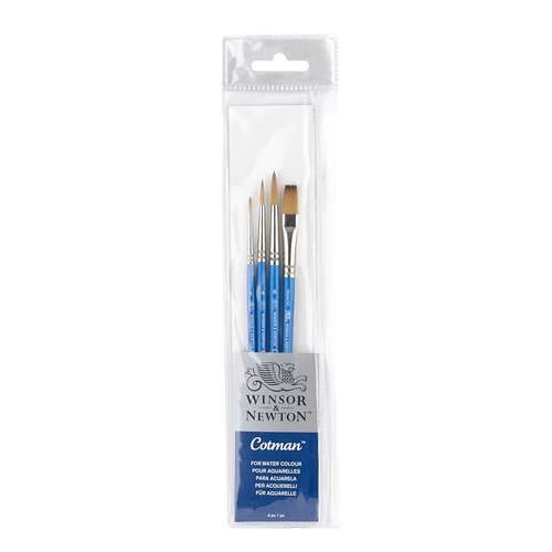 Winsor & Newton Cotman Watercolour 4 Brush Set 2 Winsor & Newton Cotman Watercolour 4 Brush Set - Image 2