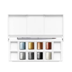 Winsor & Newton Cotman Watercolour Metallic Pocket Set -Painting Tool Store Winsor26amp3BNewtonCotmanWatercolourMetallicPocketSet 2