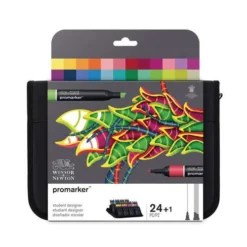Winsor & Newton Promarker 24 Piece Student Designer Set