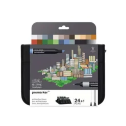 Winsor & Newton Promarker Architecture Set -Painting Tool Store Winsor26amp3BNewtonPromarkerArchitectureSet 2