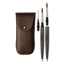 Da Vinci | COLINEO Travel Brush Set Series 5522-2022 — 2 Brushes+ Handle & Case -Painting Tool Store daVinci7CCOLINEOTravelBrushSetSeries5522 2022E280942brushes2Bhandle26amp3Bcase 3